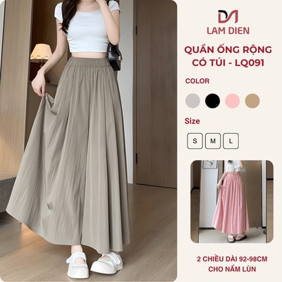 Quần Ống Rộng Nữ Dáng Suông Hack Dáng #5